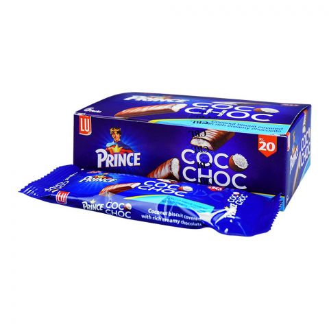LU Prince Coco Choc Covered Biscuit, Snack Pack Box, 26g Each