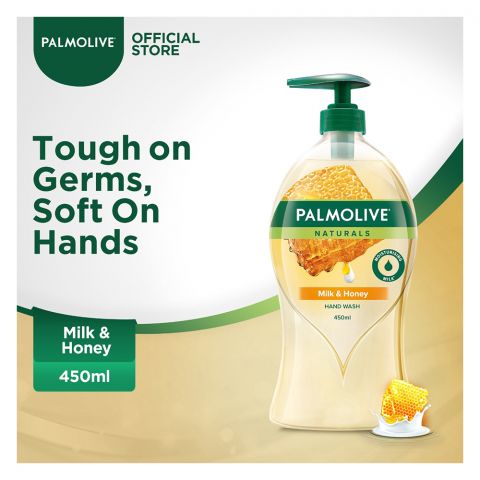 Palmolive Naturals Milk & Honey Liquid Hand Wash, 450ml