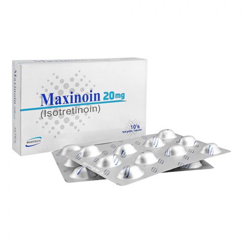 Maxitech Maxinoin Soft Gelatin 20mg Capsules, 30-Pack