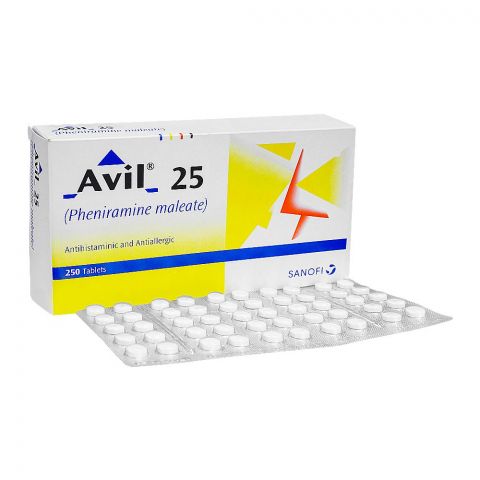 Sanofi-Aventis Avil Tablet, 25mg, 1-Strip