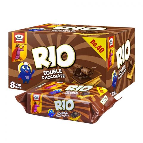 Peek Freans Rio Double Chocolate, 6-Half Roll Pack