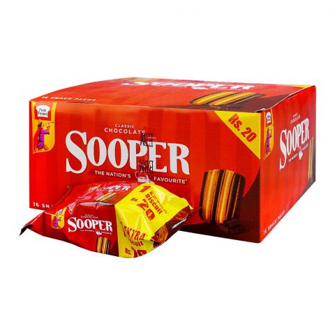 Peek Freans Sooper Classic Chocolate, 16-Snack Pack