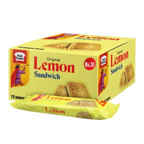 Peek Freans Original Lemon Sandwich, 12-Munch Pack