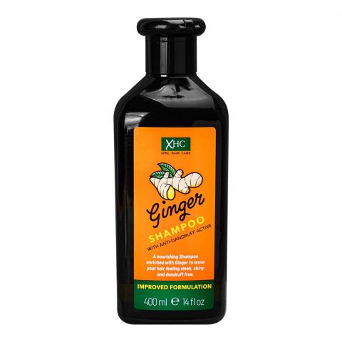 XHC Ginger Anti-Dandruff Hair Shampoo, Paraben & SLS Free, 400ml