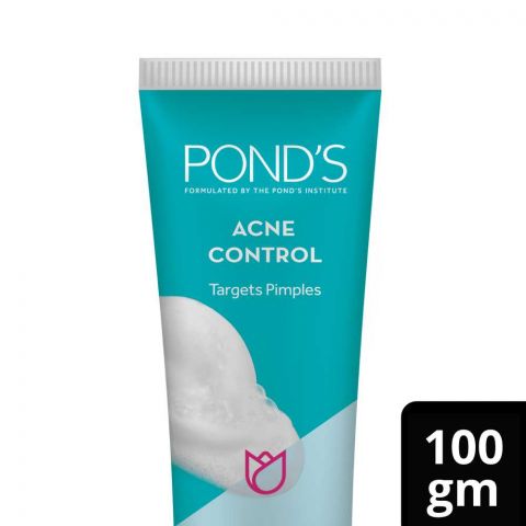 Pond's Acne Control Targets Pimples Face Wash, 100g