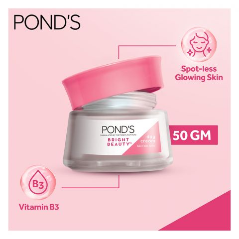 Pond's Bright Beauty Spot-Less Glow Day Cream, 50g