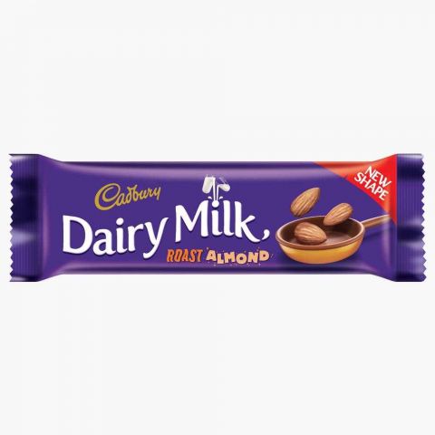 Cadbury Dairy Milk Roasted Almond Chocolate, 38g, (Local)