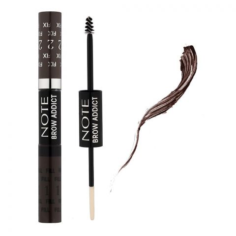 J. Note Brow Addict Tint & Shaping Gel, 04 Grey Brown
