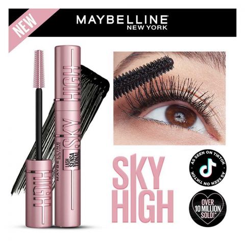 Maybelline Lash Sensational Sky High Waterproof Mascara, 02, Very Black, 6ml