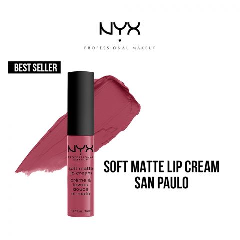 NYX Soft Matte Lip Cream, 08 San Paulo