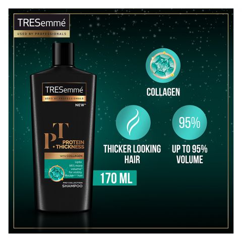 Tresemme Protein + Thickness With Collagen Pro Collection Shampoo, 170ml