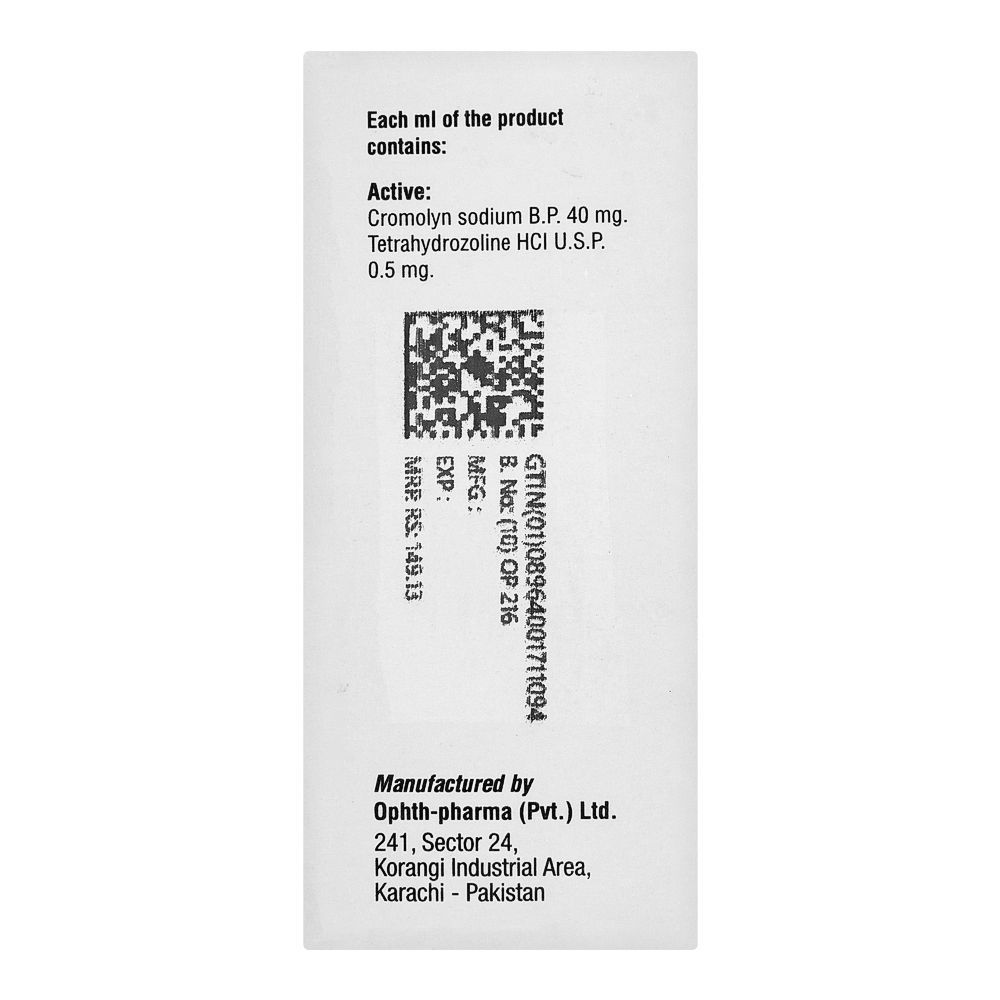 Purchase Ophth Pharma Ophth-Crom Eye Drops, 10ml Online at Special ...