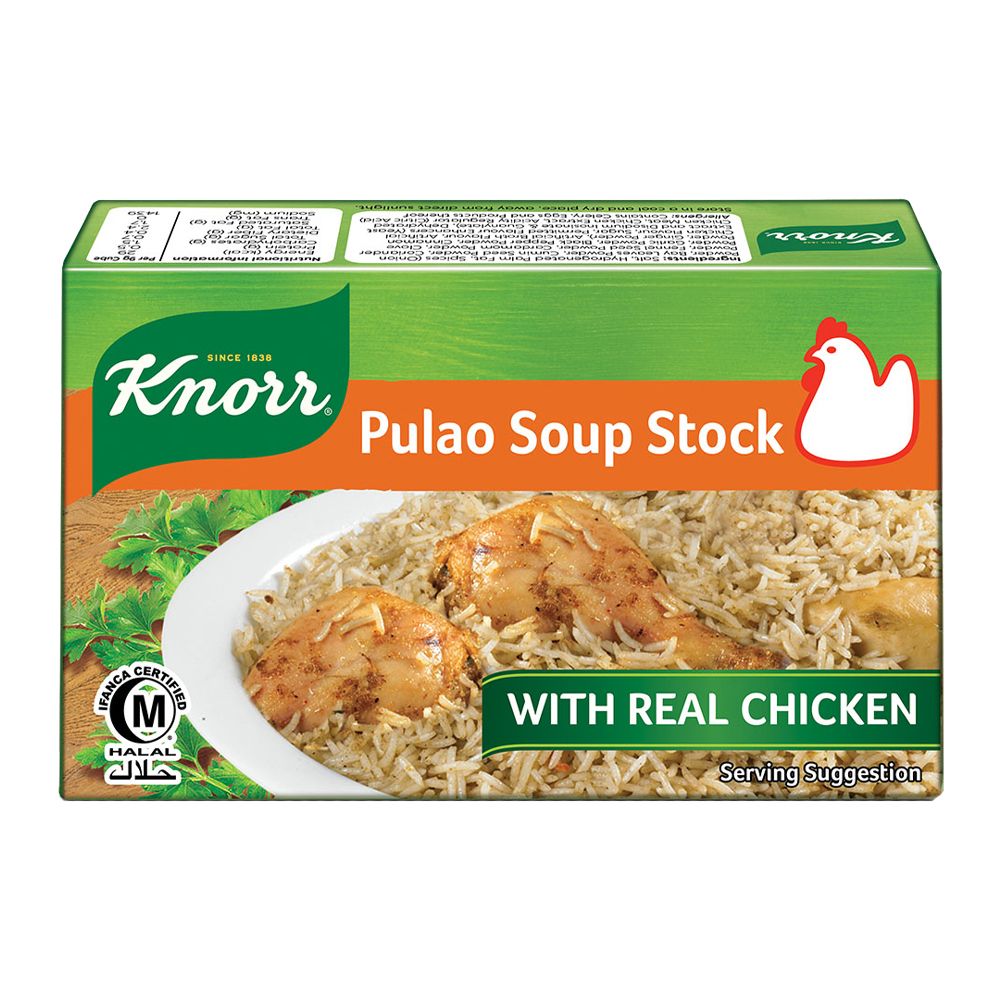 Knorr Cubes, Pulao Soup Stock 18g