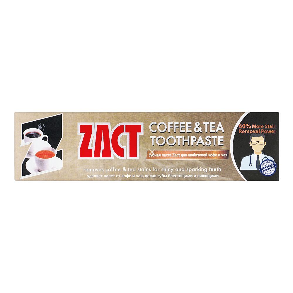 Purchase ZACT Coffee & Tea Toothpaste, 150g Online at Special Price in ...