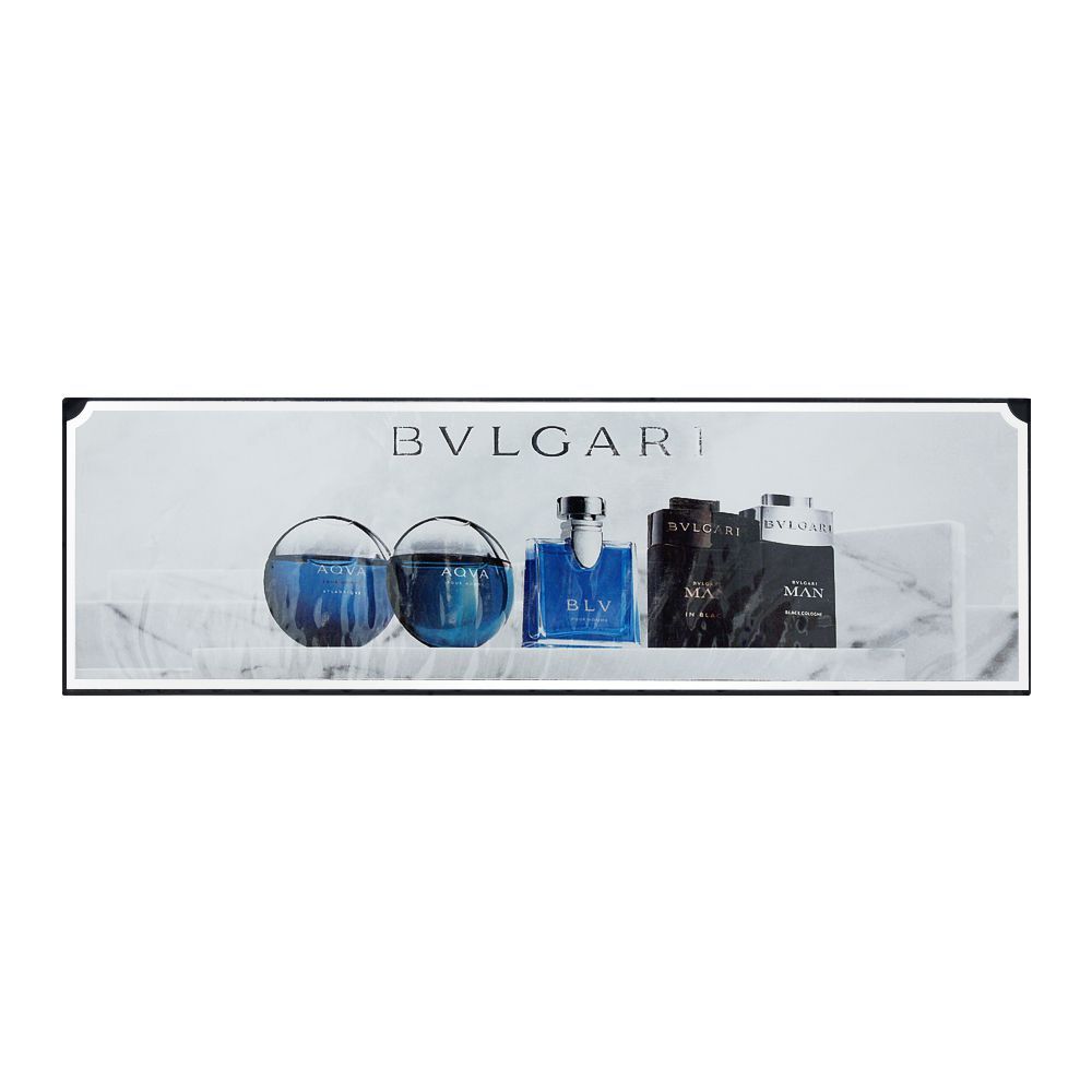 Buy Bvlgari Men's Gift Mini Perfume Set, For Men, 5-Pack Online at