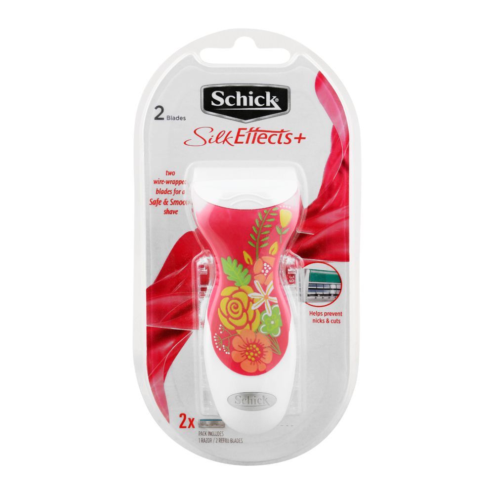 Purchase Schick Silk Effects+ Women Razor + 2 Refill Blades Online at ...
