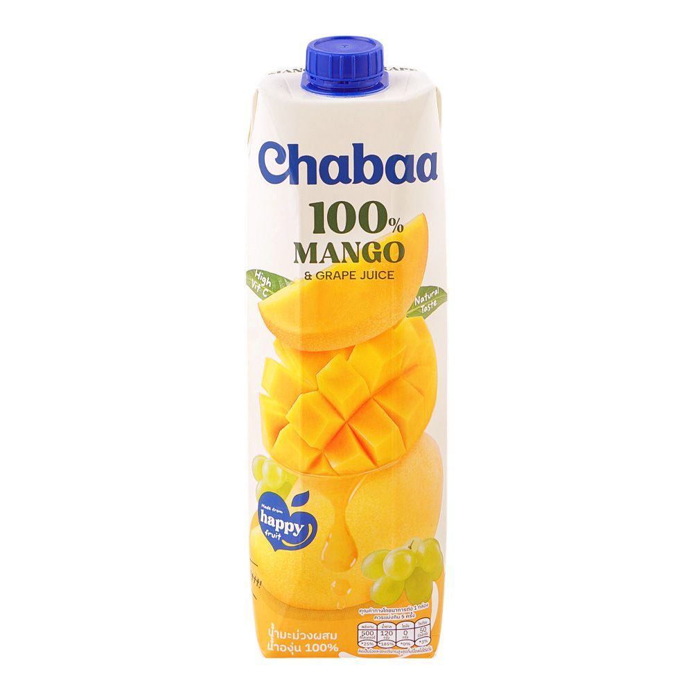 Chabaa 100% Mango & Grape Juice, 1 Liter