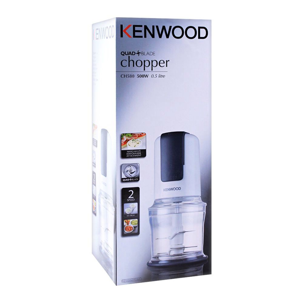 Kenwood - mini-hachoir 0,5l 500w blanc chp61.100wh - easy chop CHP61.100WH