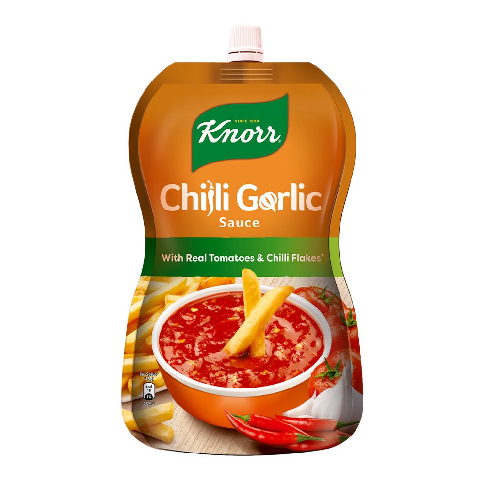 Knorr Chilli Garlic Sauce Pouch 800g, 100% Real Tomatoes & Chilli Flakes