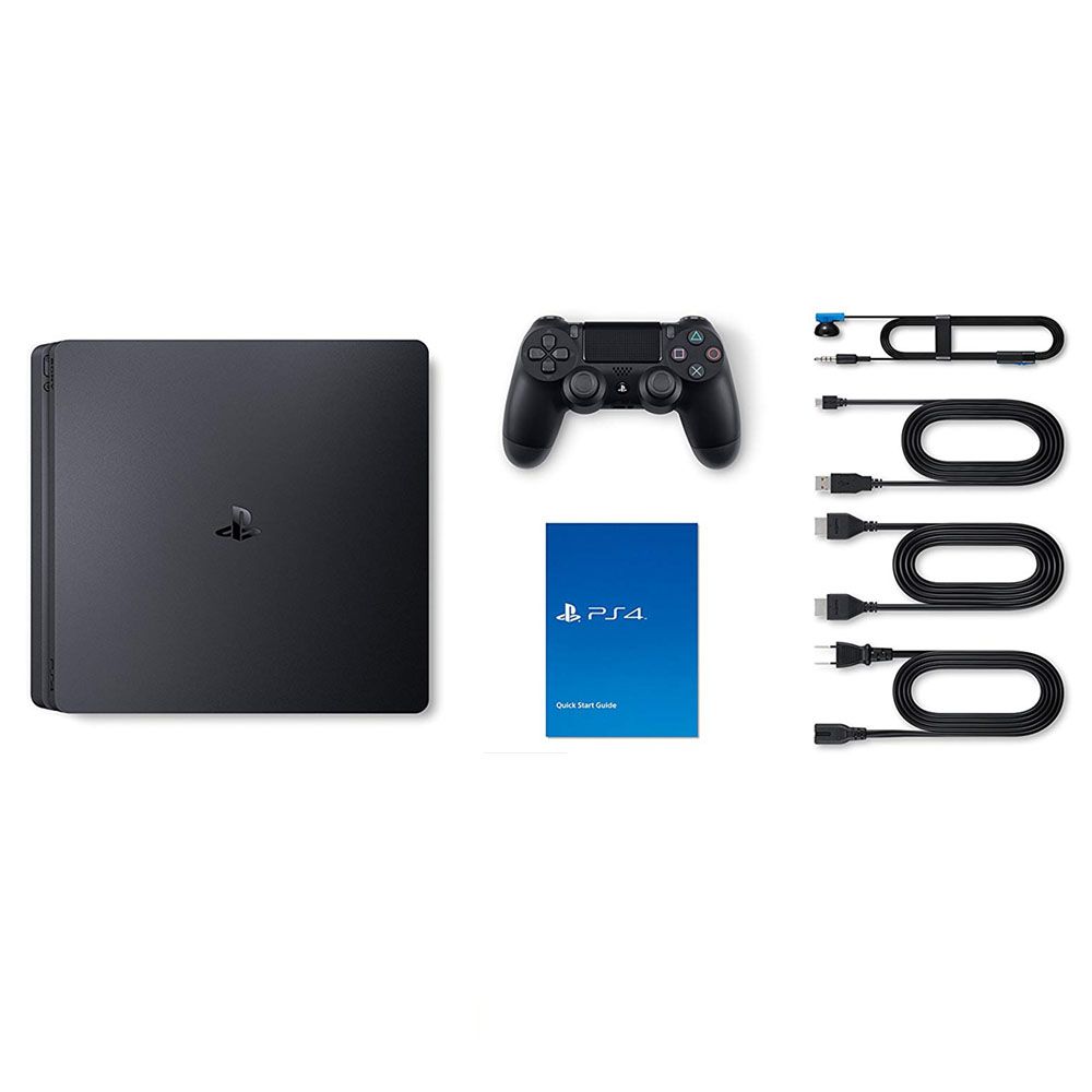 Buy Sony PlayStation (PS4) Slim 1TB Console Jet Black (PAL - Main Image