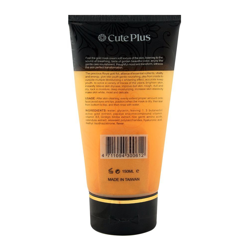 Purchase Cute Plus L-Glutathione 24K Gold Mask 150ml Online at Special  Price in Pakistan