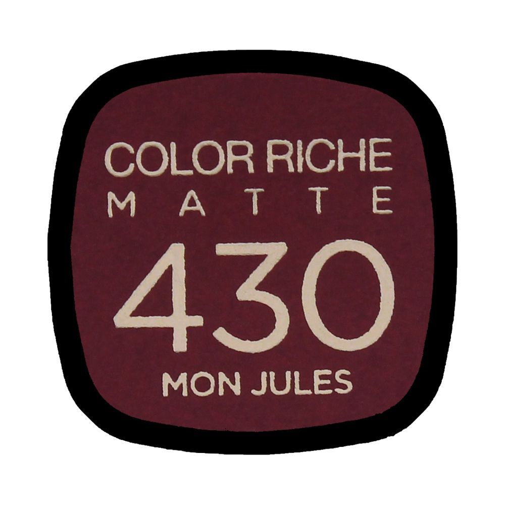L’Oreal Paris Color Riche Matt Lippenstift – 430 Mon Jules – 3er Pack, Pigmentiert & Feuchtigkeitsspendend