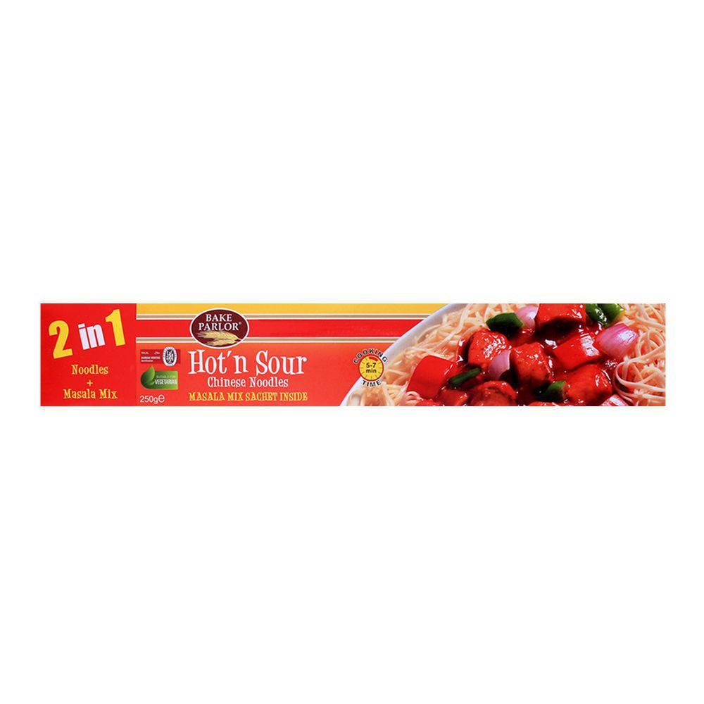 Bake Parlor Hot'n Sour Chinese Noodles + Masala Mix 250gm