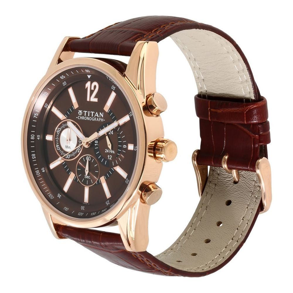 Purchase Titan Classique Chronograph Analog Brown Dial Men's Watch