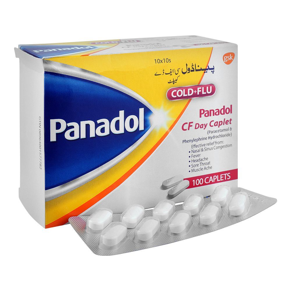 Order GSK Panadol-CF Day Caplet, 1-Strip Online at Special Price in ...