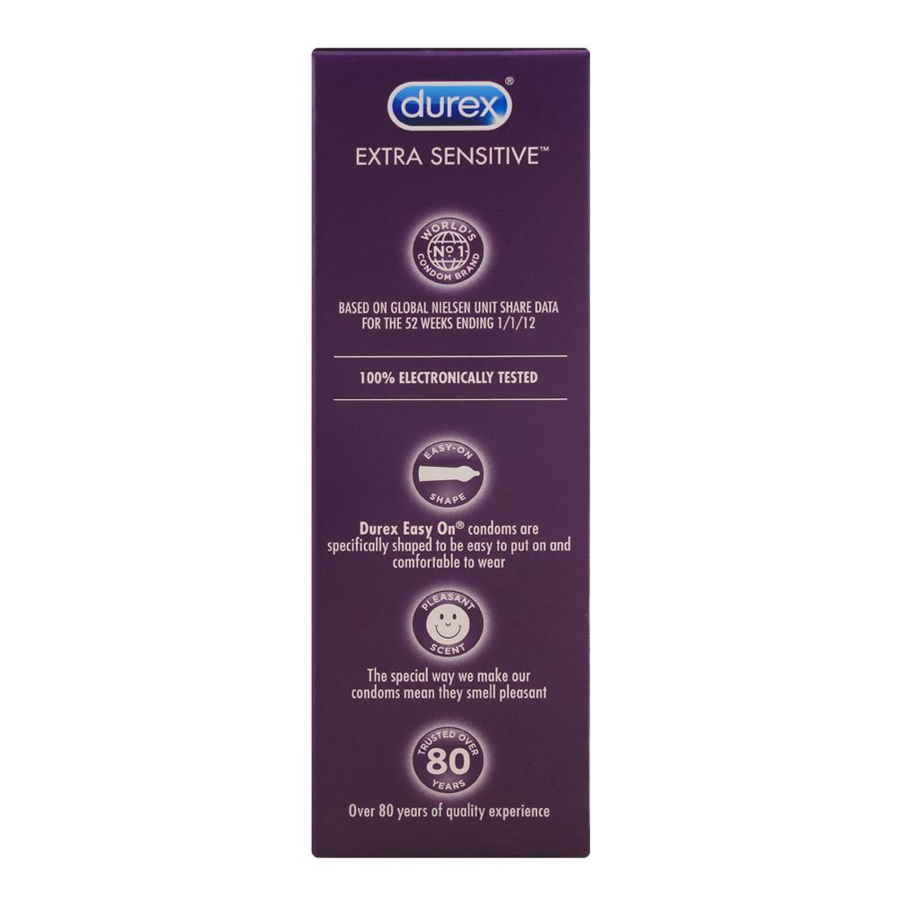 Buy Durex Extra Sensitive Extra Lubricated Latex Condoms, 12-Pack Online at Special Price in Pakistan - Naheed.pk Buy Durex Extra Sensitive Extra Lubricated Latex Condoms, 12-Pack Online at Special Price in Pakistan - Naheed.pk