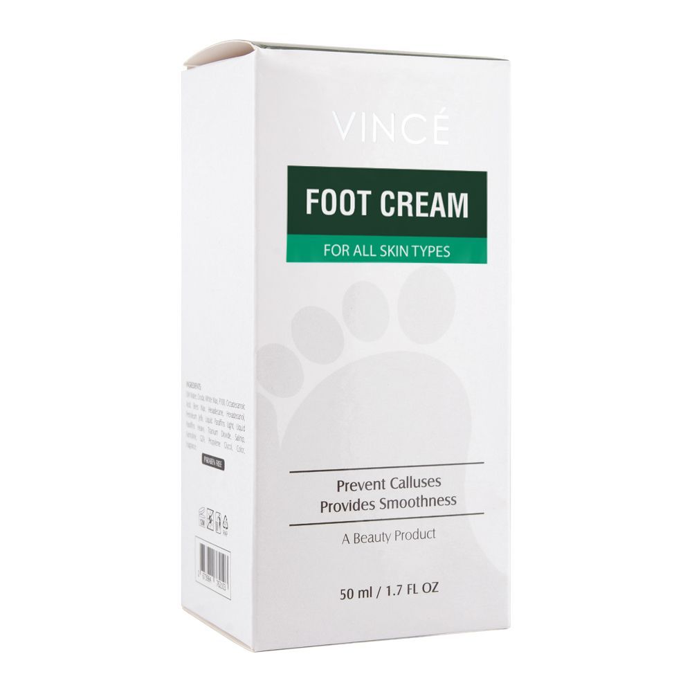 Purchase Vince Foot Cream, For All Skin Types, 50ml Online at