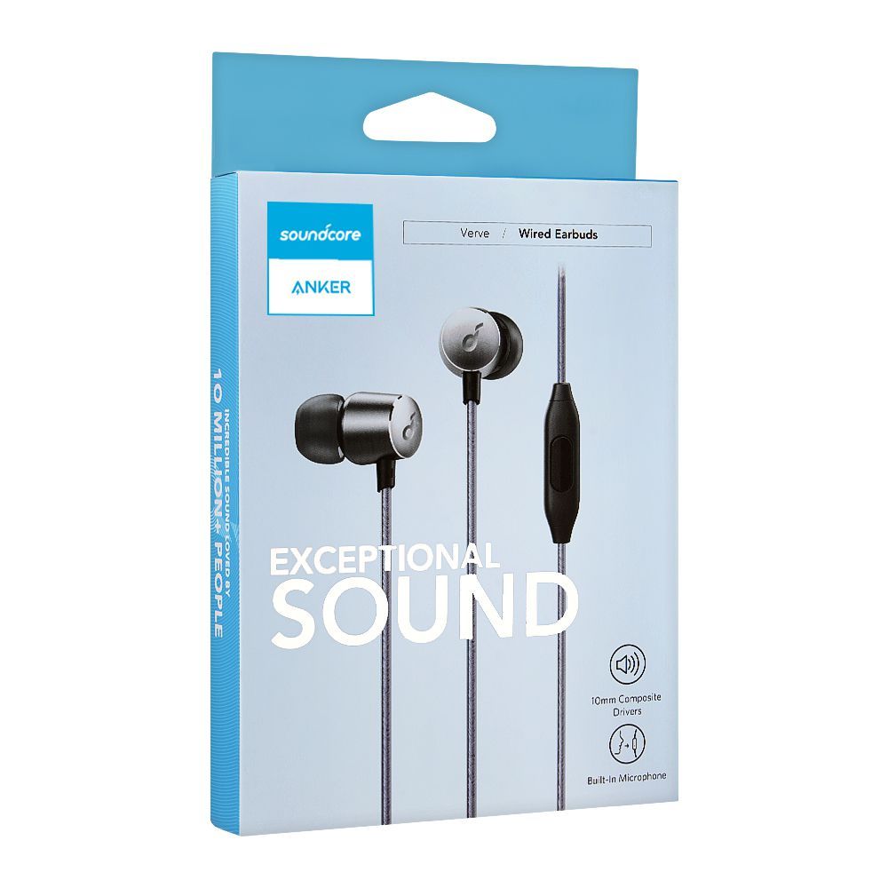Purchase Anker Exceptional Sound Wired Earbuds, Gray, A3801YF2