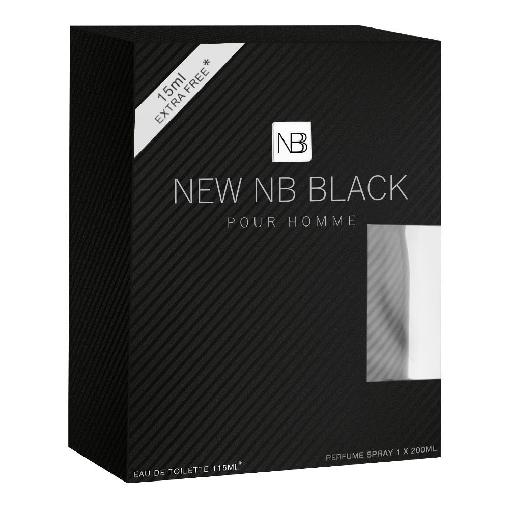 Order New NB Black Pour Homme Set For Men, Eau De Toilette 115ml