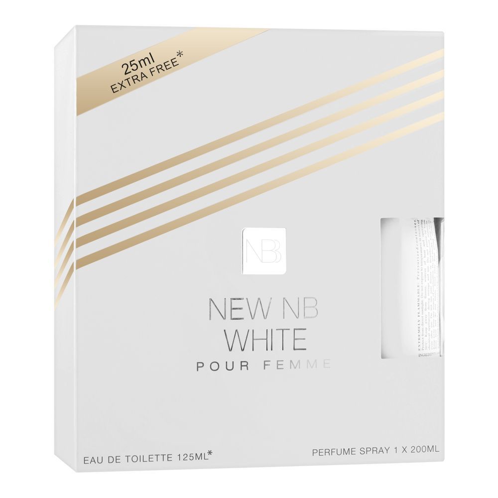 Purchase New NB White Pour Femme Set For Women, Eau De Toilette