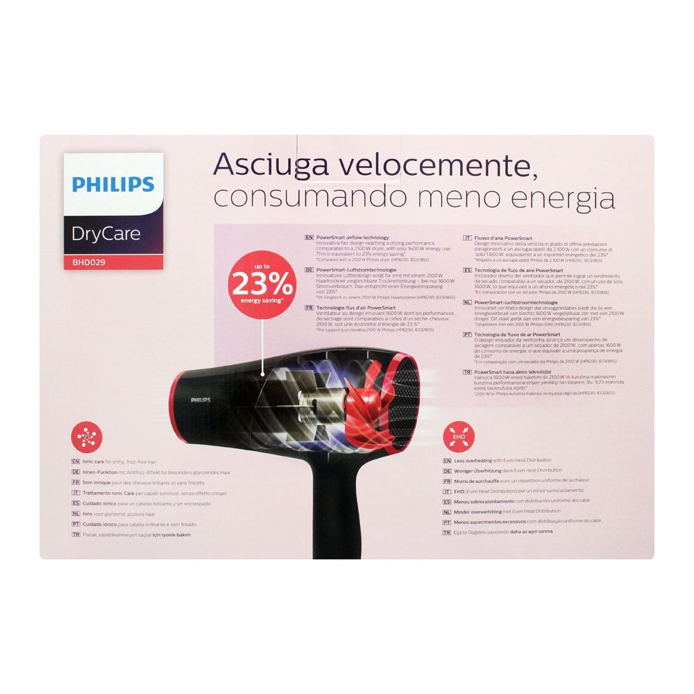 Order Philips Drycare Essential Hair Dryer, 2100W, BHD029 Online