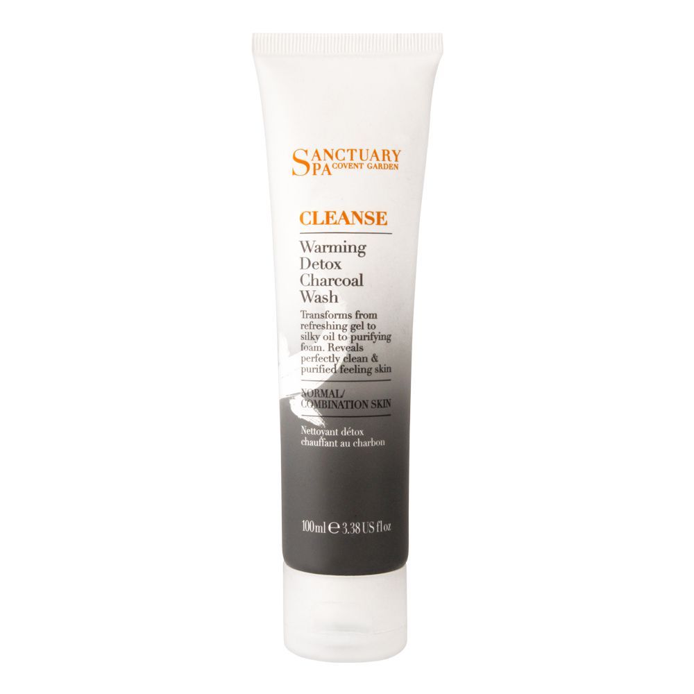 Order Sanctuary SPA Cleanse Warming Detox Charcoal Face Wash, Normal