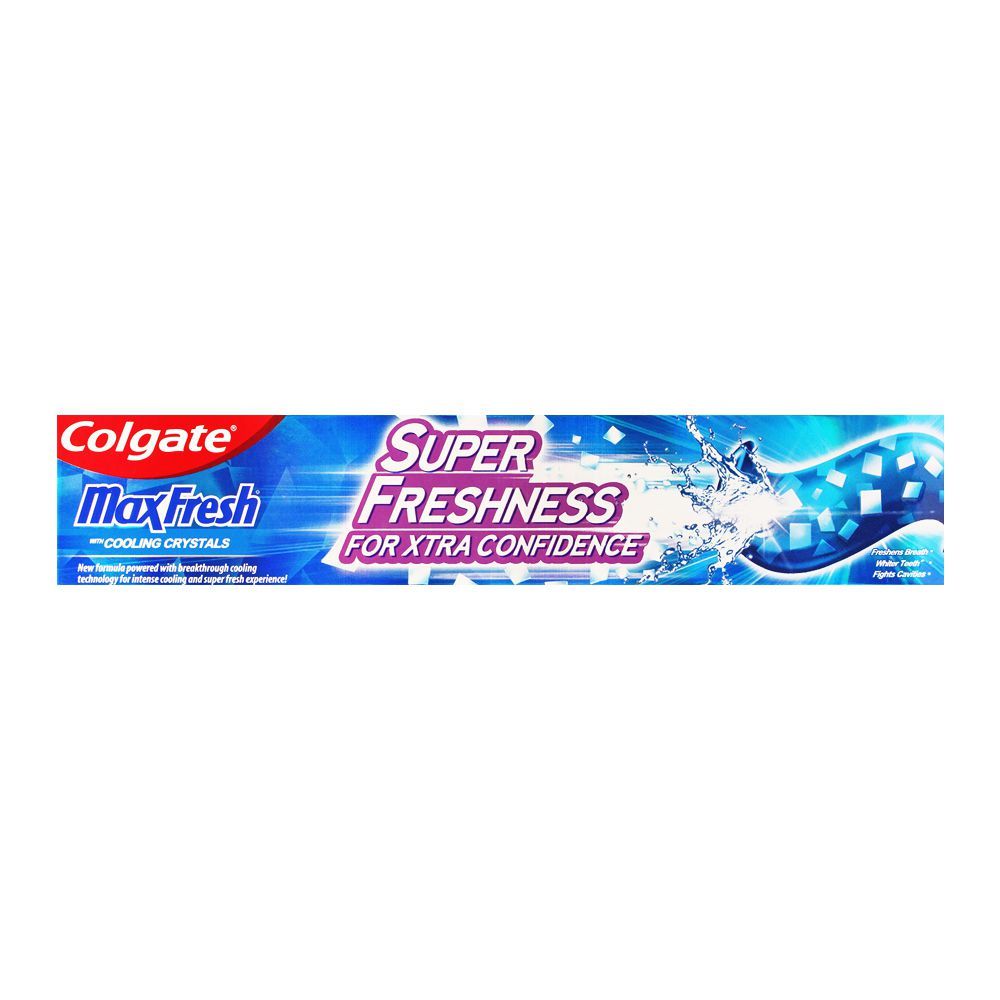 Purchase Colgate Max Fresh Blue Gel Peppermint Ice Tooth Paste 125g+25g ...
