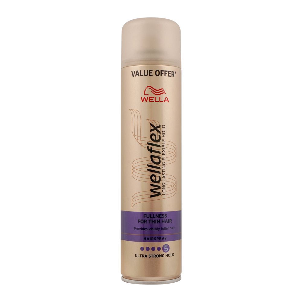 Order Wella Flex Fullness For Thin Hair Ultra Strong Hold Hair Spray ...