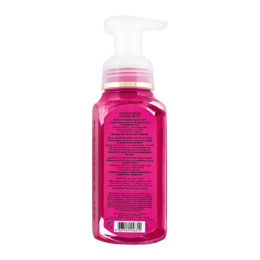 Purchase Bath & Body Works White Barn Cactus Blossom Gentle Foaming Hand  Soap, 259ml Online at Special Price in Pakistan - Naheed.pk