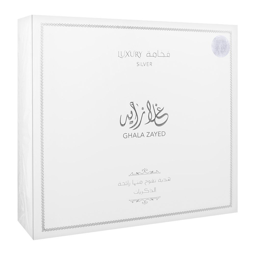 Order Ghala Zayed Luxury Silver Eau De Parfum, Fragrance For Men
