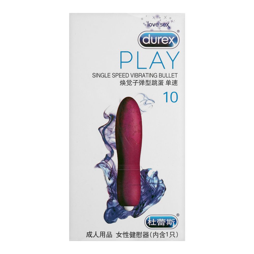 durex play vibrating bullet Durex Personal Massager, Bullet Vibrator, Powerful Multi-speed, Long  Lasting, Battery Inc, 1 Count main image 0