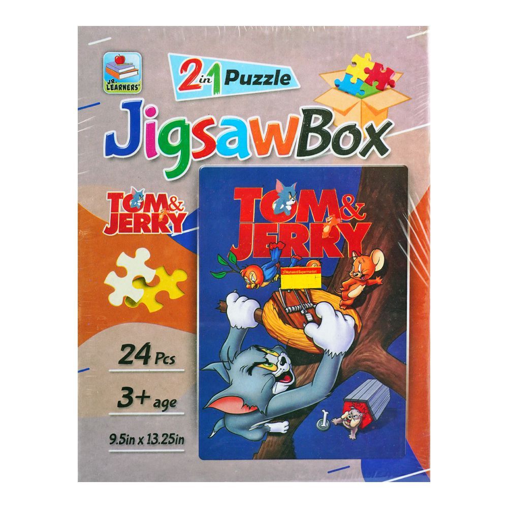 Purchase Learners Jigsaw Puzzle Box 2-In-1 Tom Jerry, For 3+