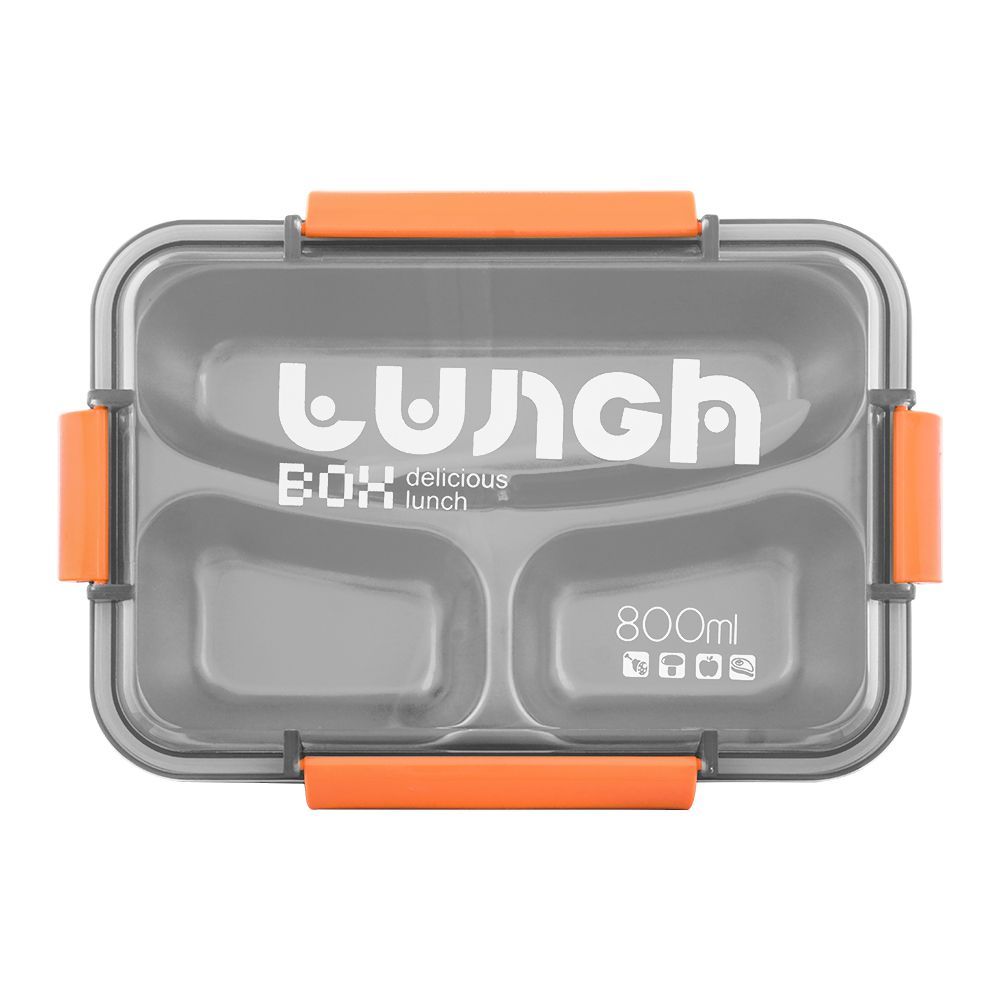 Buy UBS Stainless Steel Lunch Box, Orange, 8550, 800ml Online at ...