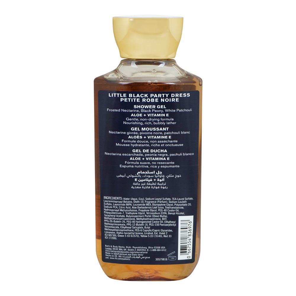 Order Bath & Body Works Little Black Party Dress Aloe & Vitamin E Shower  Gel, 295ml Online at Special Price in Pakistan - Naheed.pk