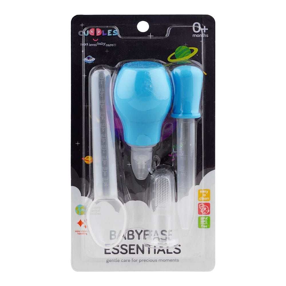 Cuddles Baby ease Essentials, BPA Free, For 0+ Months, Blue