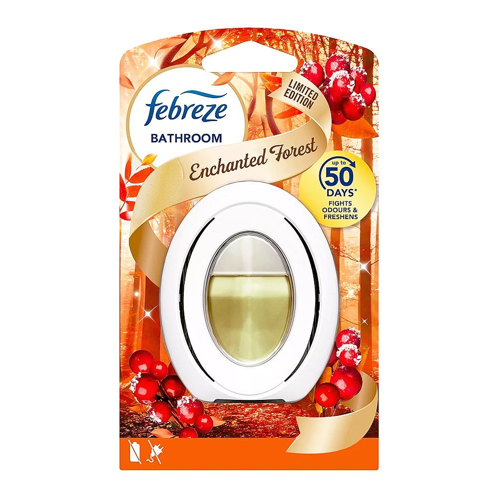 Febreze Bathroom Anti-Mould Odour Air Freshener, Enchanted Forest Scent ...