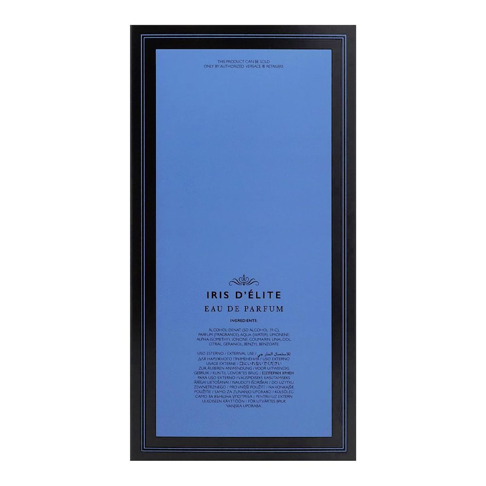 Versace Atelier Iris D'Elite, Eau de Parfum, For Men & Women, 100ml