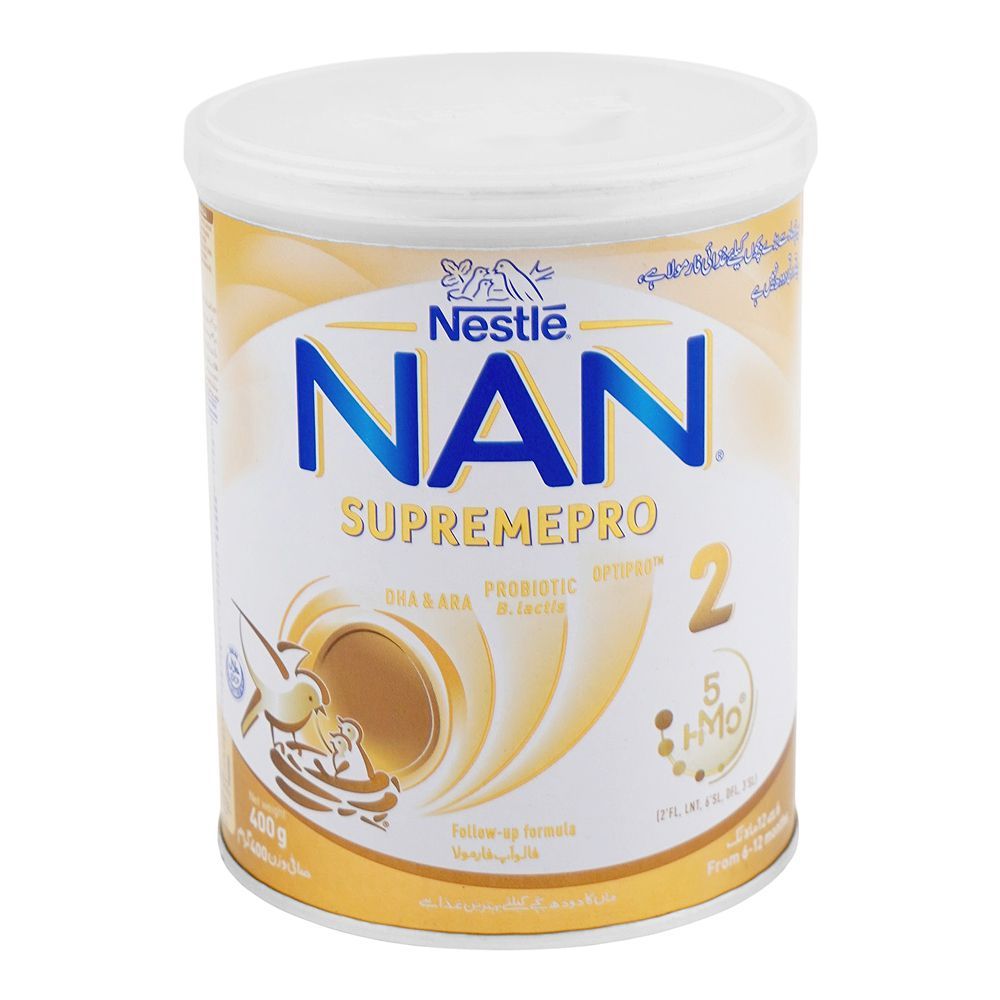 Nestle Nan-2 Supremepro Optipro Milk Powder, 400g Tin