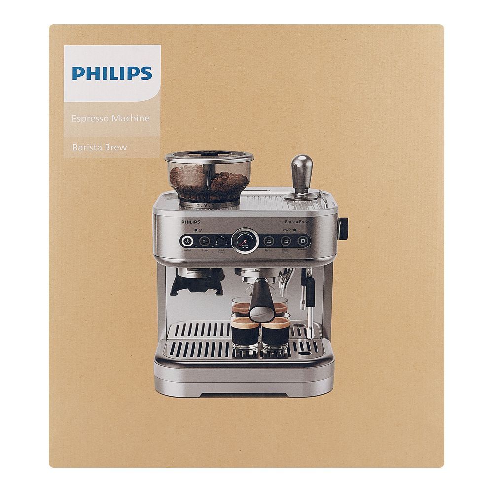 Philips Barista Brew Semi-Automatic Espresso Machine, 1350W, 2.3 Liter ...