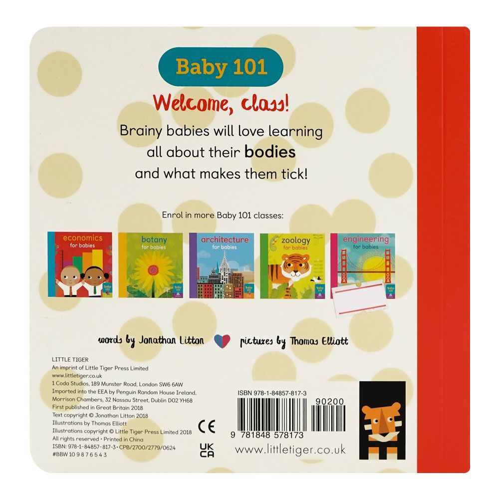 Little Tiger Baby 101 Anatomy For Babies Book